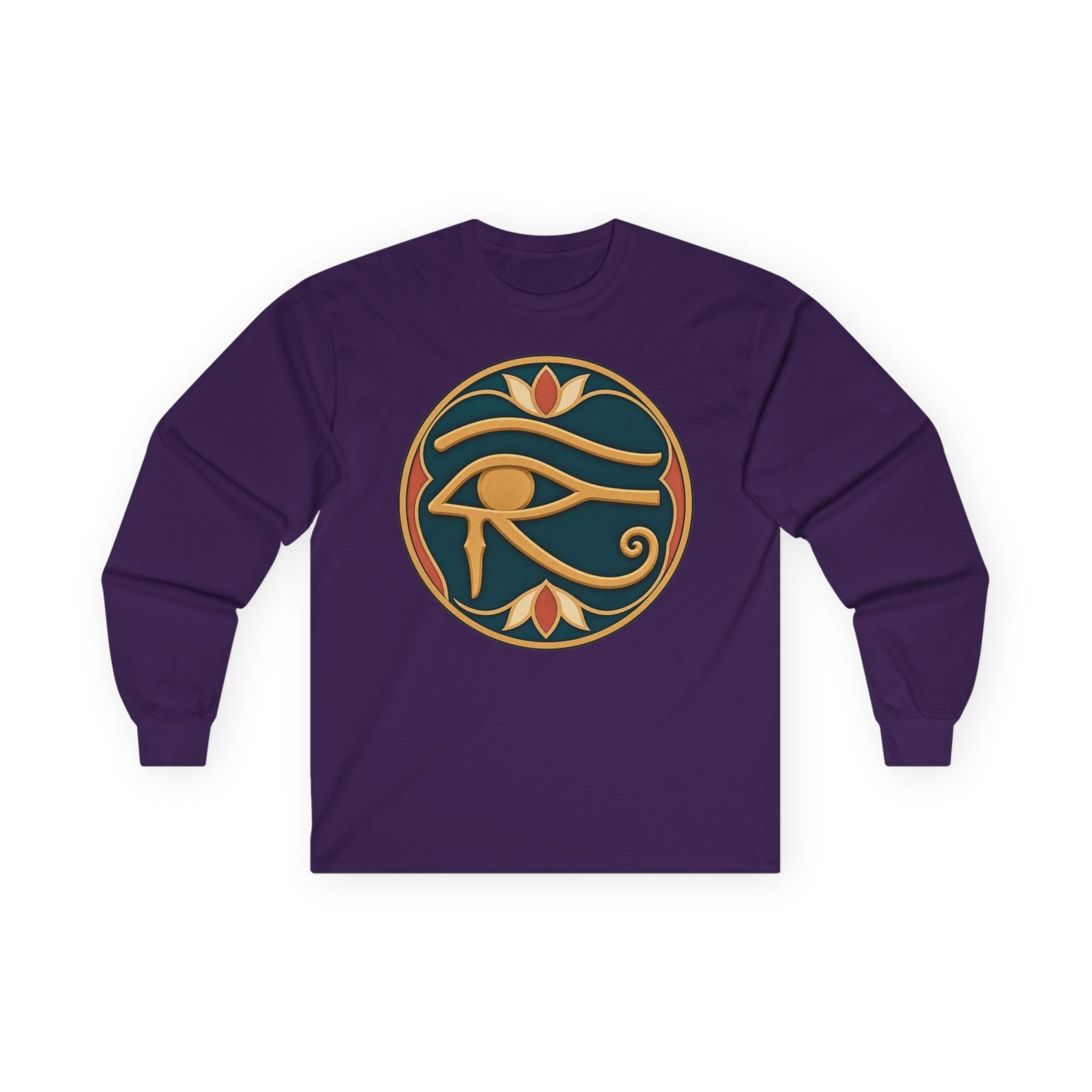 Eye of Horus - Unisex Long Sleeve T-Shirt – Ancient Egyptian Symbol, Timeless Style - Image 14