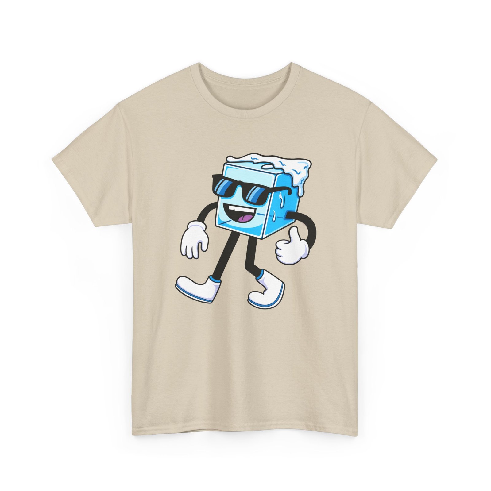 Too Cool Walking Ice Cube - Unisex T-Shirt – Funny Stay Frosty and Chill Pun - Image 17