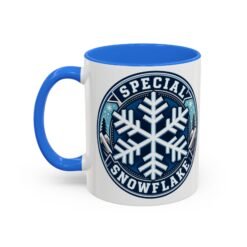 Special Snowflake – Color Accent 11oz or 15oz Mug – Uniquely Caffeinated