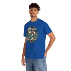 Pisces Zodiac - Unisex T-Shirt – Dream Deep, Flow Freely - Image 7