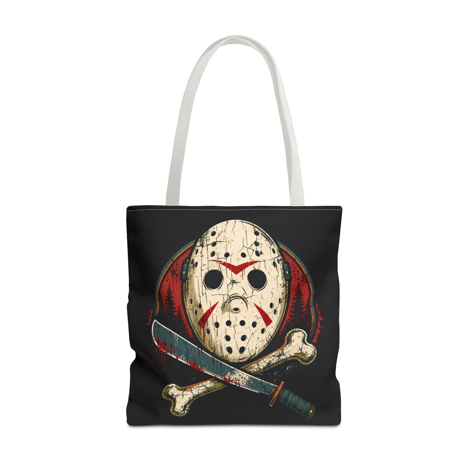 Jason Voorhees Jolly Roger - Tote Bag – Friday the 13th Horror - Image 33