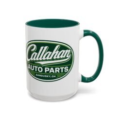 Callahan Auto Parts – Color Accent Mug – Sandusky’s Finest Coffee Fuel - Image 10