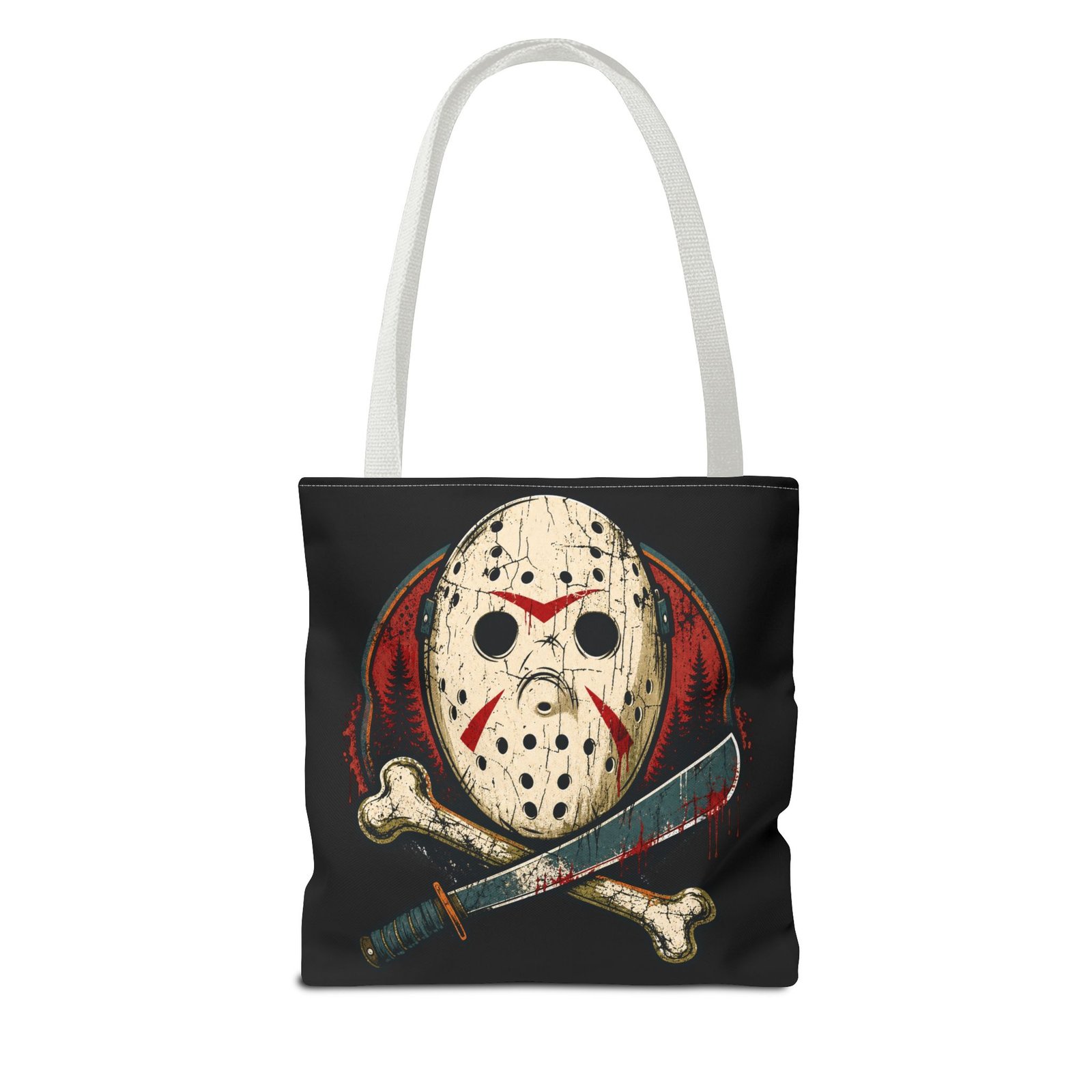 Jason Voorhees Jolly Roger - Tote Bag – Friday the 13th Horror - Image 26
