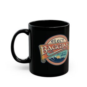 Elect Baggins for The Shire - Black Mug – Vote for Second Breakfast
