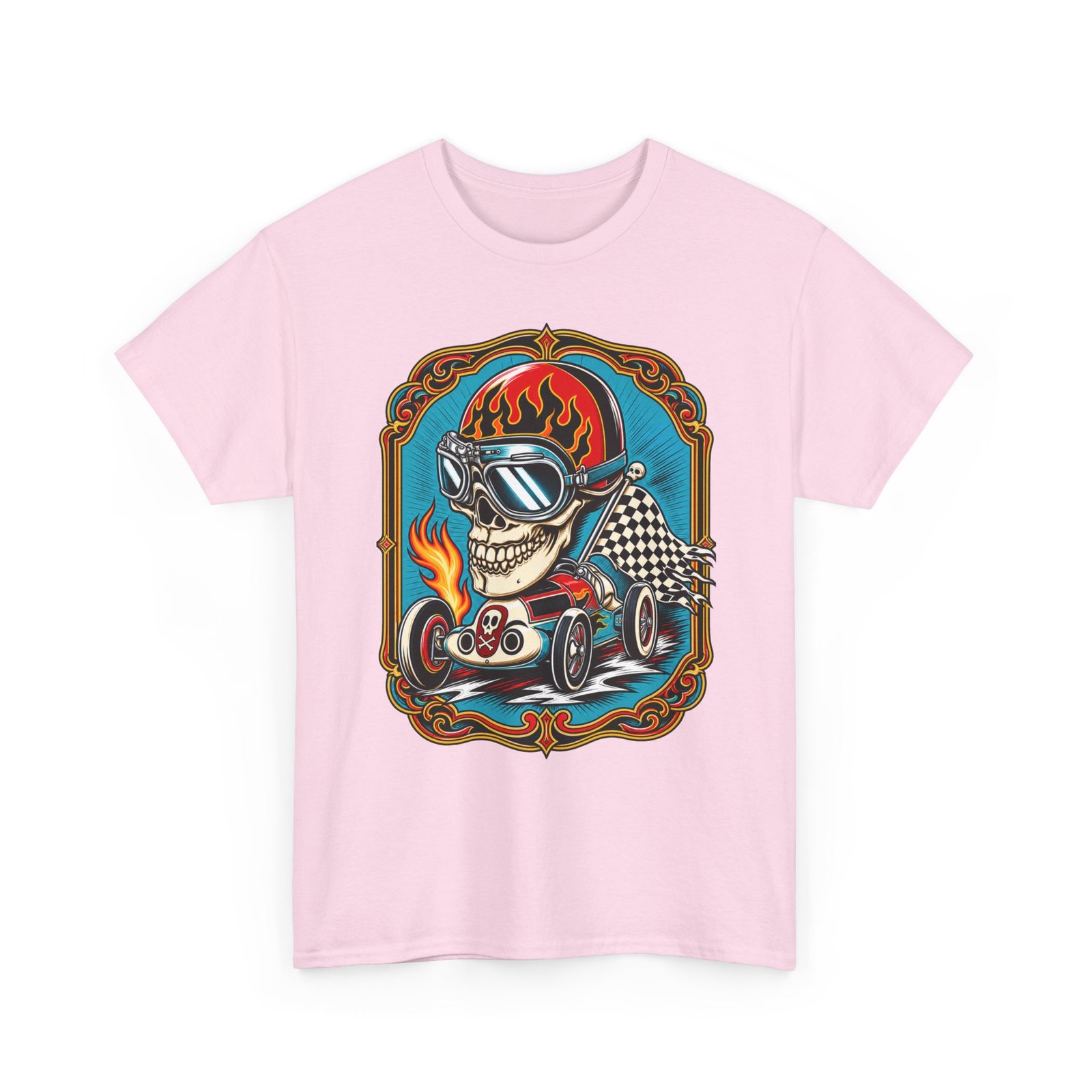 Death Race Skull – Unisex T-Shirt – Full Throttle to the Finish - Image 16