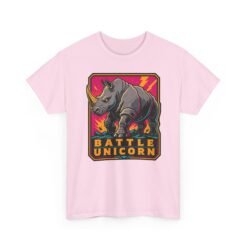Battle Unicorn - Unisex T-Shirt – Funny Rhino - Fantasy Animal - Image 22