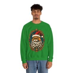 Santa Claws – Unisex Sweatshirt – Meowy and Bright - Image 5