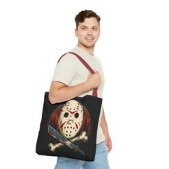 Jason Voorhees Jolly Roger - Tote Bag – Friday the 13th Horror - Image 23