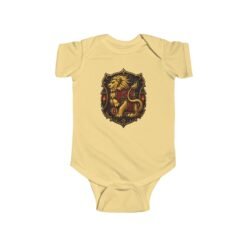 House of Lion – Baby Bodysuit – Tiny Wizard, Brave Heart - Image 6