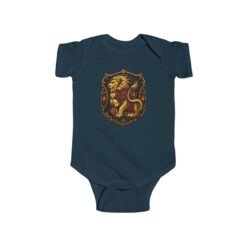 House of Lion – Baby Bodysuit – Tiny Wizard, Brave Heart - Image 9