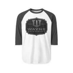 Wayne Enterprises – Unisex 3/4 Sleeve Raglan T-Shirt – Gotham Employee Edition - Image 7