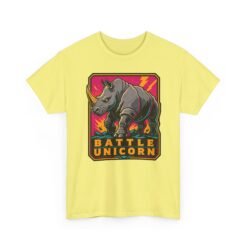 Battle Unicorn - Unisex T-Shirt – Funny Rhino - Fantasy Animal - Image 25
