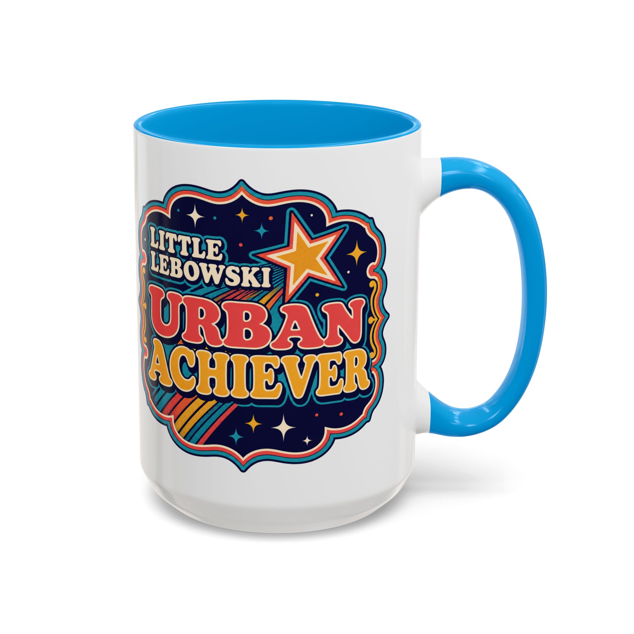 Little Lebowski Urban Achiever – Accent Color Mug – Modest Goals, Strong Coffee - Image 33
