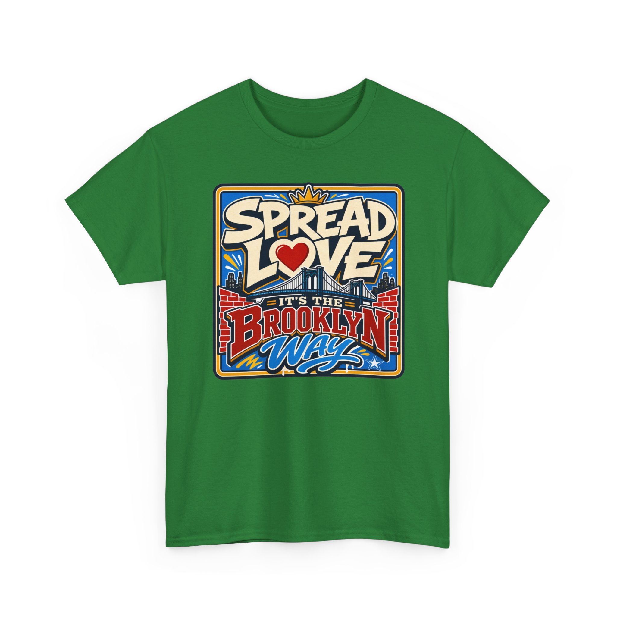 Spread the Love the Brooklyn Way – Unisex T-Shirt – Brooklyn Street Art Style - Image 20