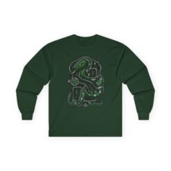 House of Snake – Ultra Cotton Long Sleeve T-Shirt – Wizarding School Ambition with a Clever Edge - Image 7