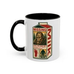 Missing Bigfoot – Color Accent 11oz or 15oz Mug – Have You Seen This Sasquatch? - Image 4