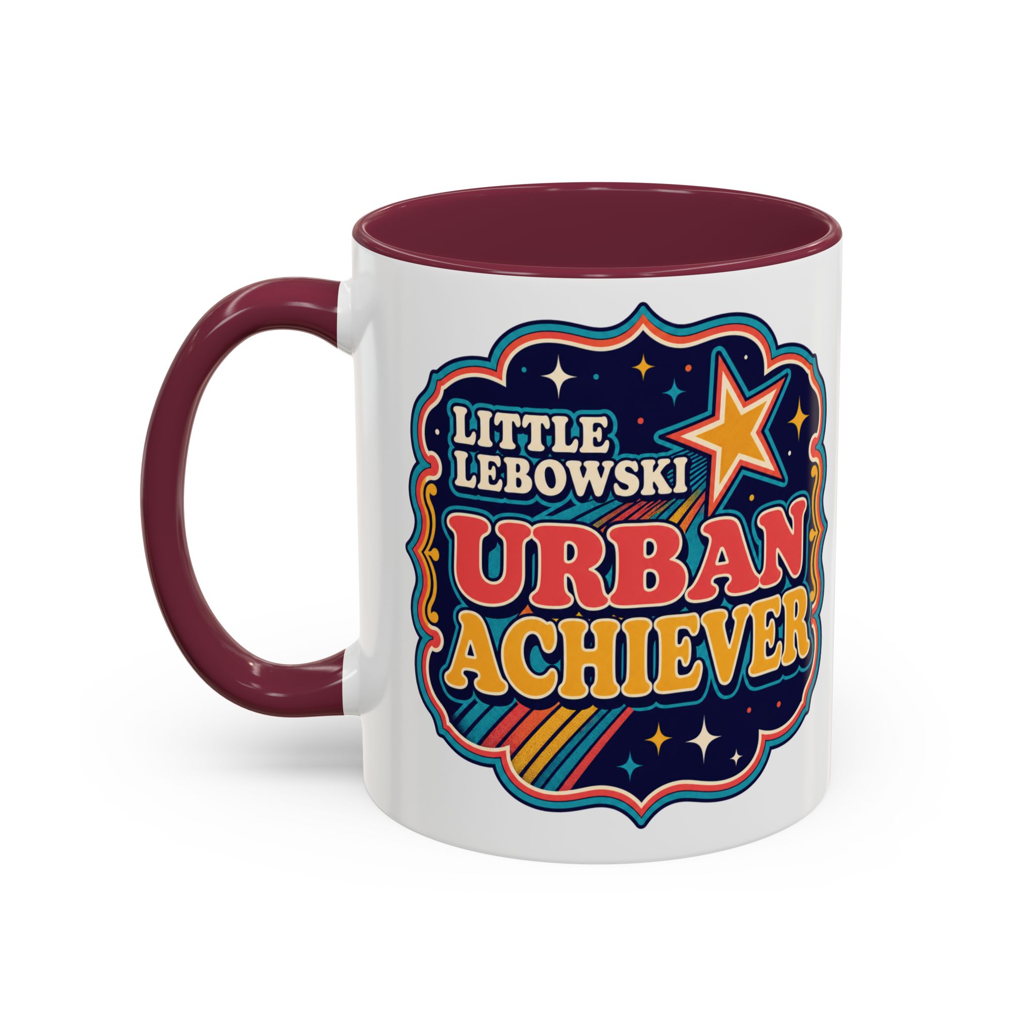 Little Lebowski Urban Achiever – Accent Color Mug – Modest Goals, Strong Coffee - Image 16