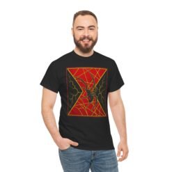 Black Widow – Unisex T-Shirt – Deadly Icon, Comic Book Style - Image 7