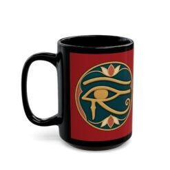 Eye of Horus - Black Mug – Ancient Protection - Image 6