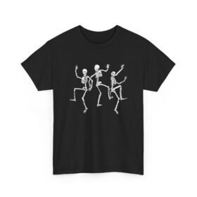 Dancing Skeletons - Unisex T-Shirt – Funny Halloween Skeleton Dance