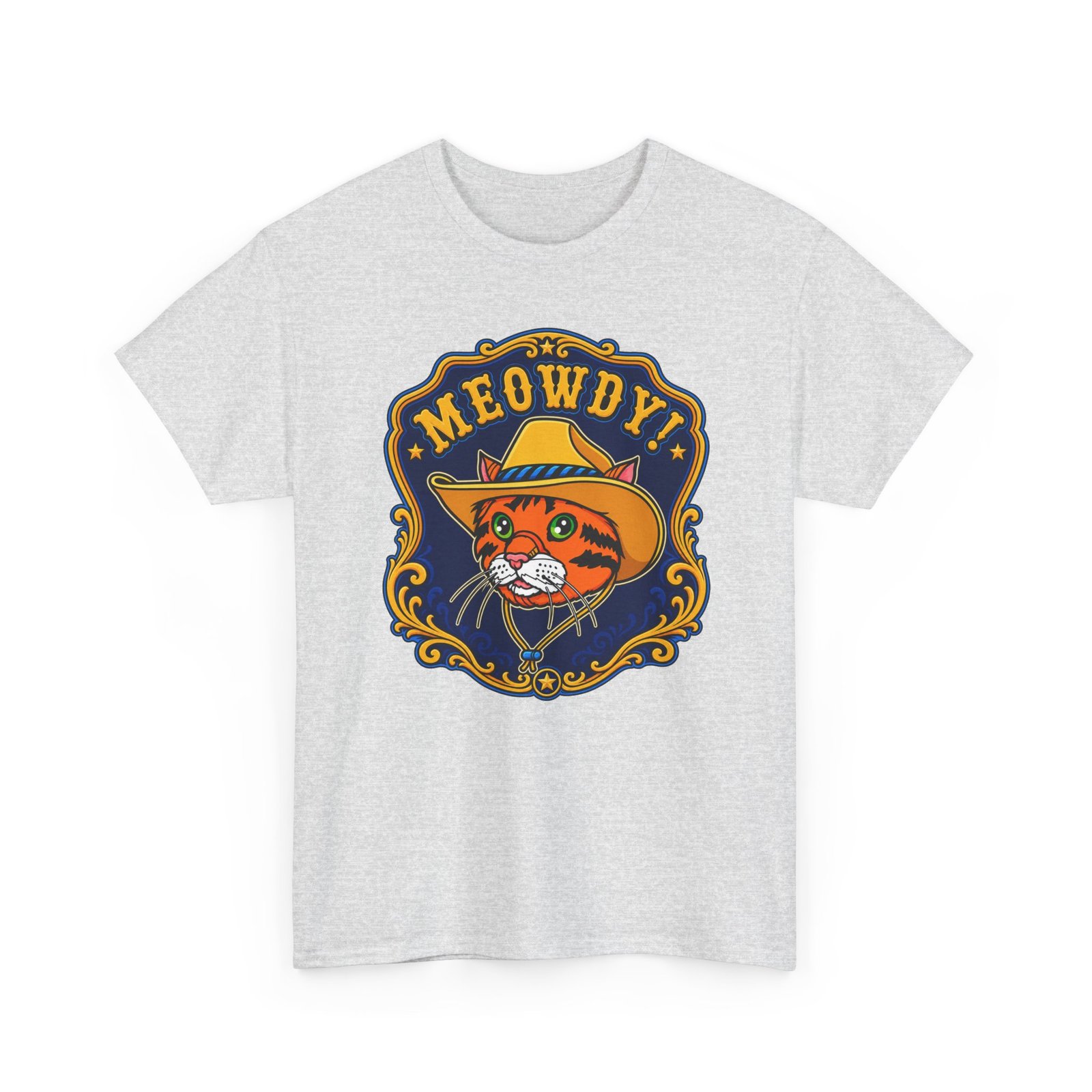 Meowdy! Cowboy Cat - Unisex T-Shirt – Howdy, Purrtner - Image 20