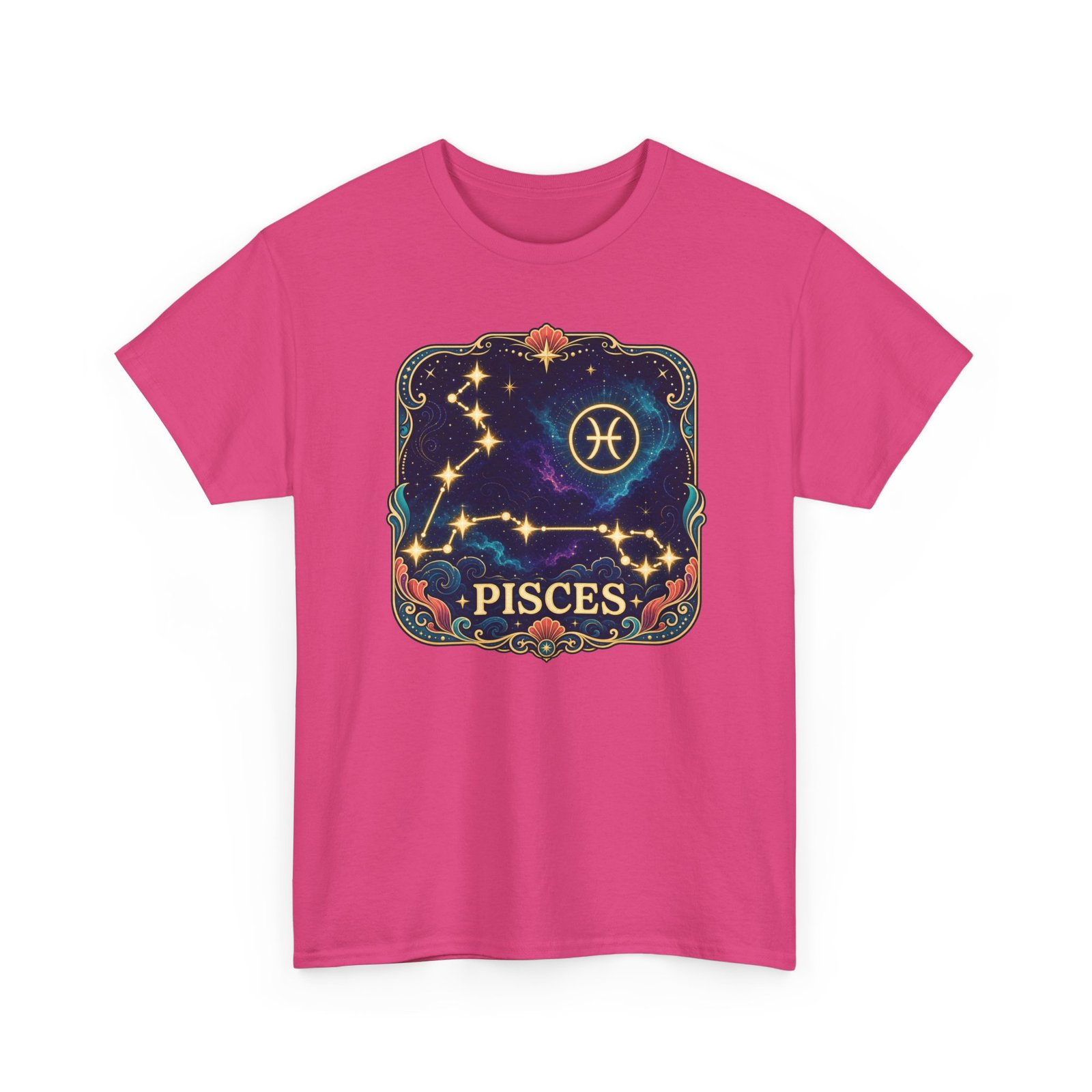 Pisces Constellation - Unisex T-Shirt – Go with the Flow - Image 27