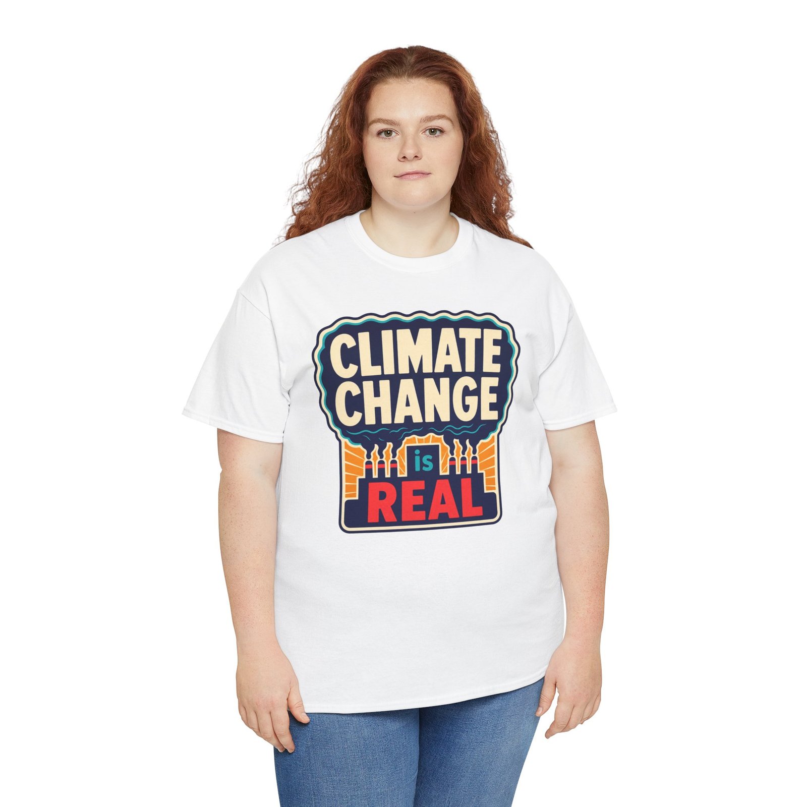 Climate Change Is Real - Unisex T-Shirt – A Message in the Smoke - Image 10