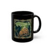 Molting Cicada – Black Mug – Sip Through the Transformation