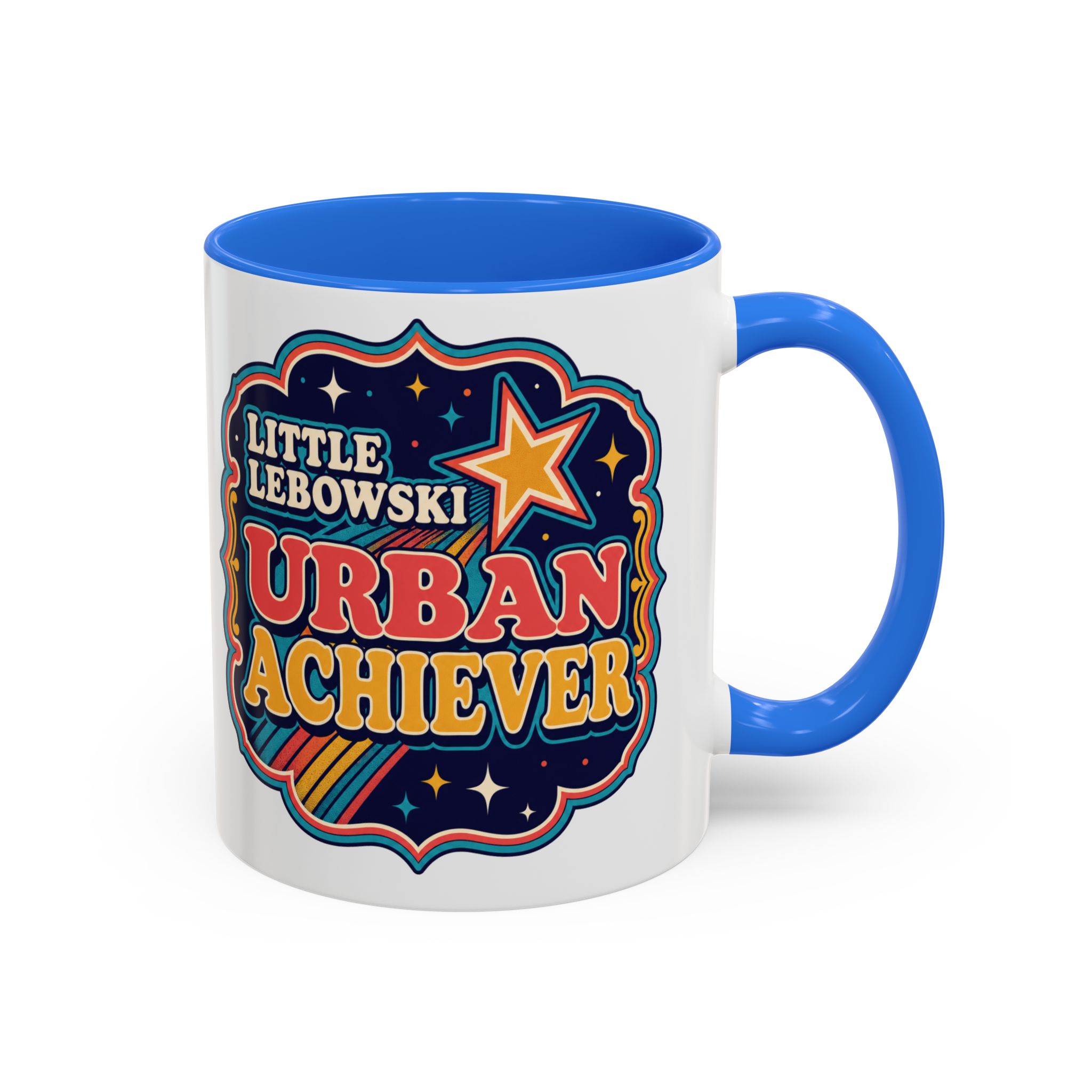 Little Lebowski Urban Achiever – Accent Color Mug – Modest Goals, Strong Coffee - Image 7