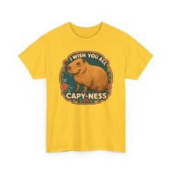 I Wish You All Capy-ness – Unisex T-Shirt – Maximum Chill, Maximum Cute - Image 21