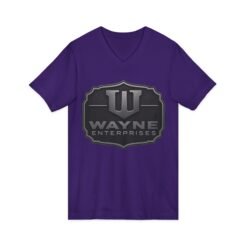 Wayne Enterprises – Unisex V-Neck T-Shirt – Executive Style from Gotham City - Image 9
