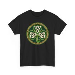 Celtic Knot Shamrock – Unisex T-Shirt - Image 12