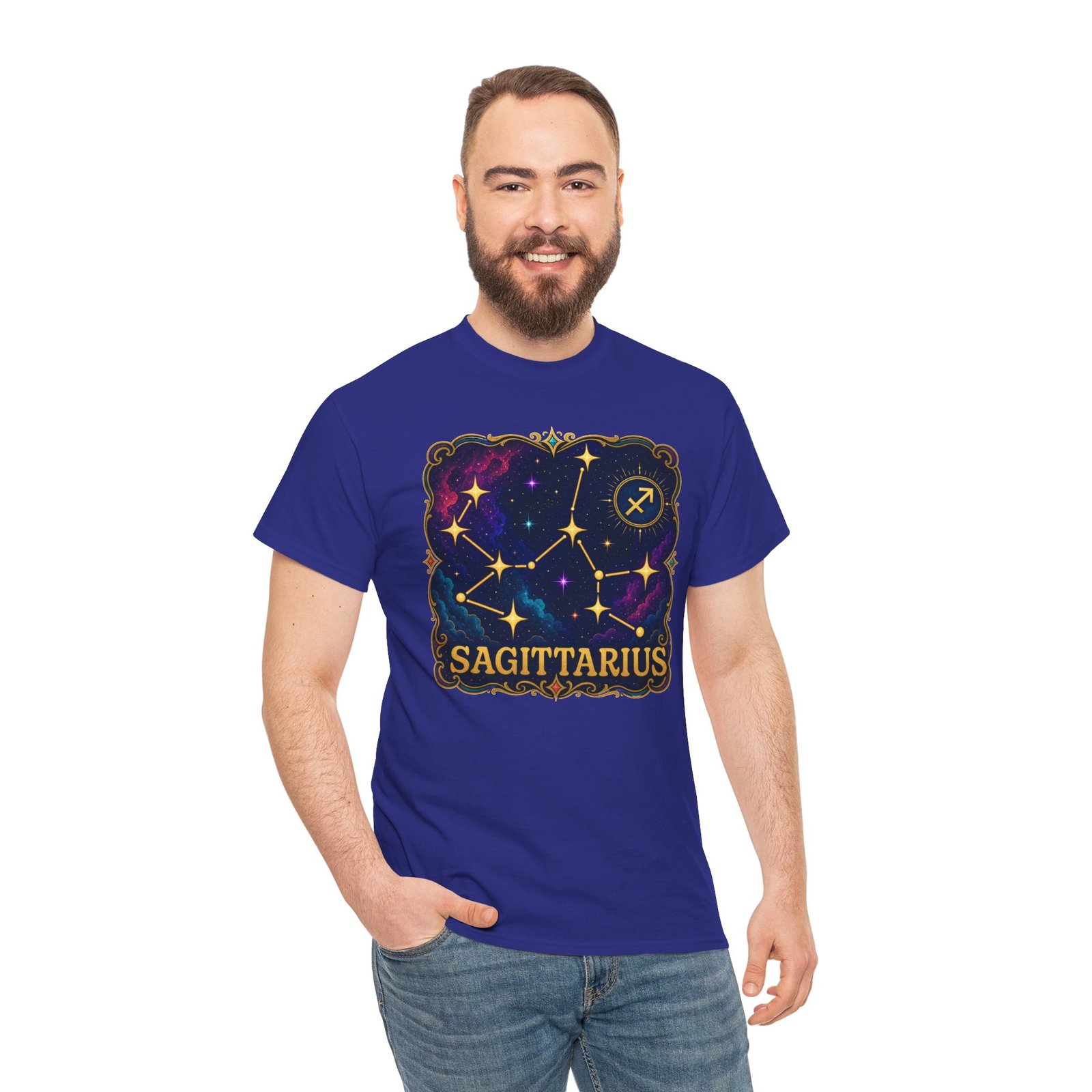 Sagittarius Constellation - Unisex T-Shirt – Aim for the Stars - Image 7