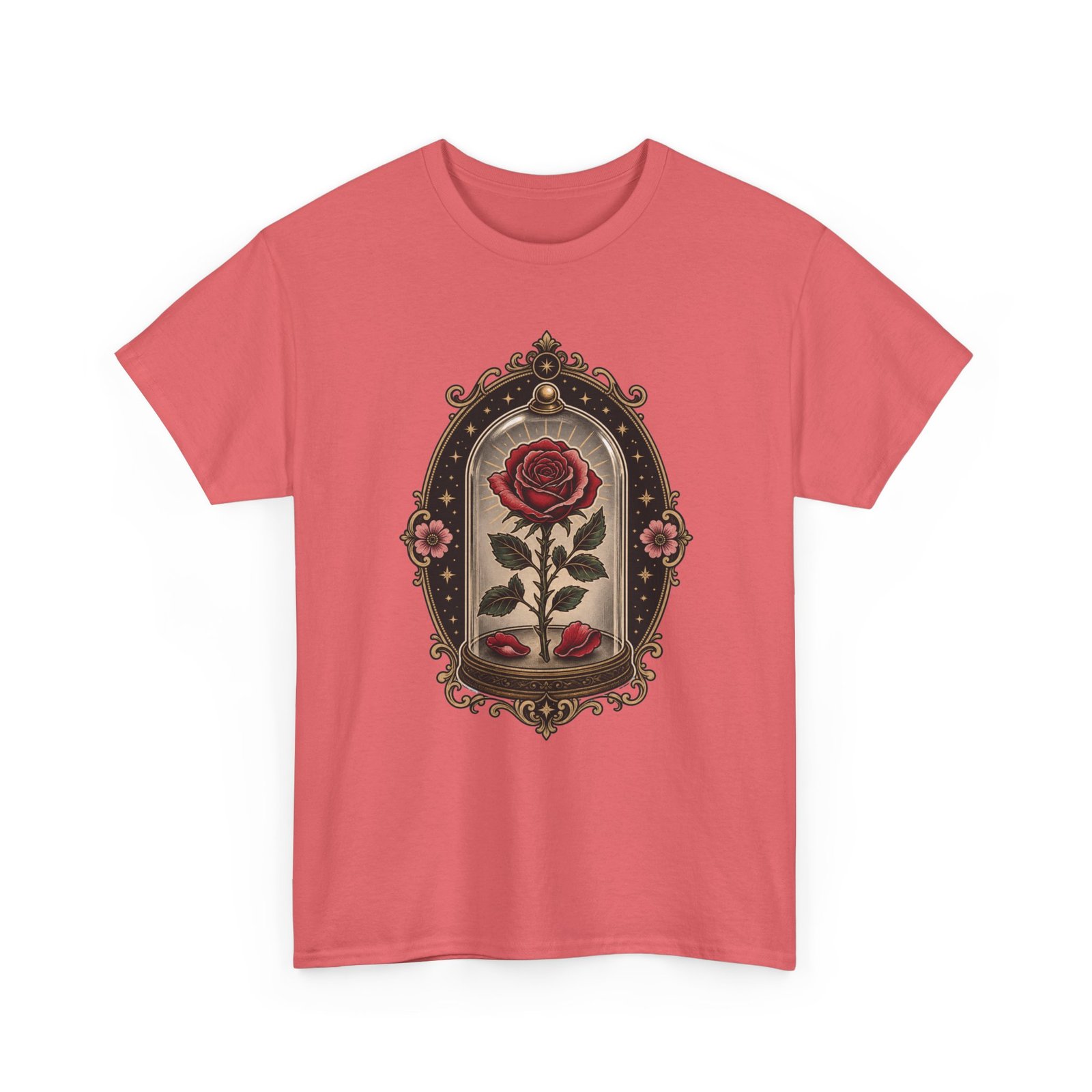 Enchanted Rose - Unisex T-Shirt – Timeless Beauty, Captured in Glass - Image 20