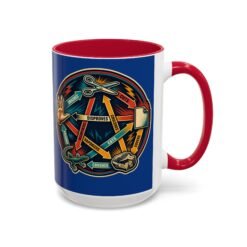 Rock Paper Scissors Lizard LLAP – Color Accent 11oz or 15oz Mug – Sip Long and Prosper - Image 43