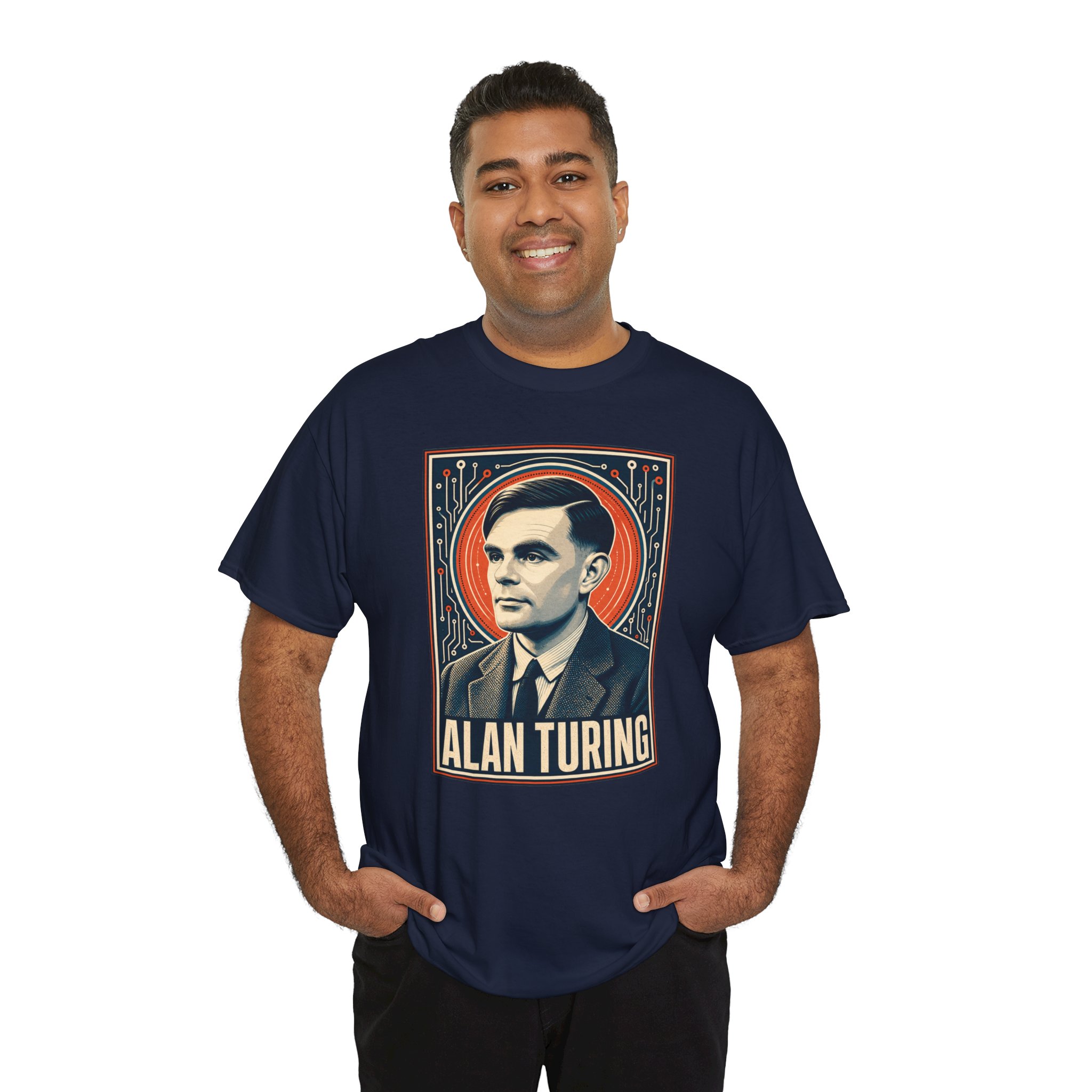 Alan Turing – Unisex T-Shirt – Codebreaker, Mathematician, Computing Pioneer - Image 6