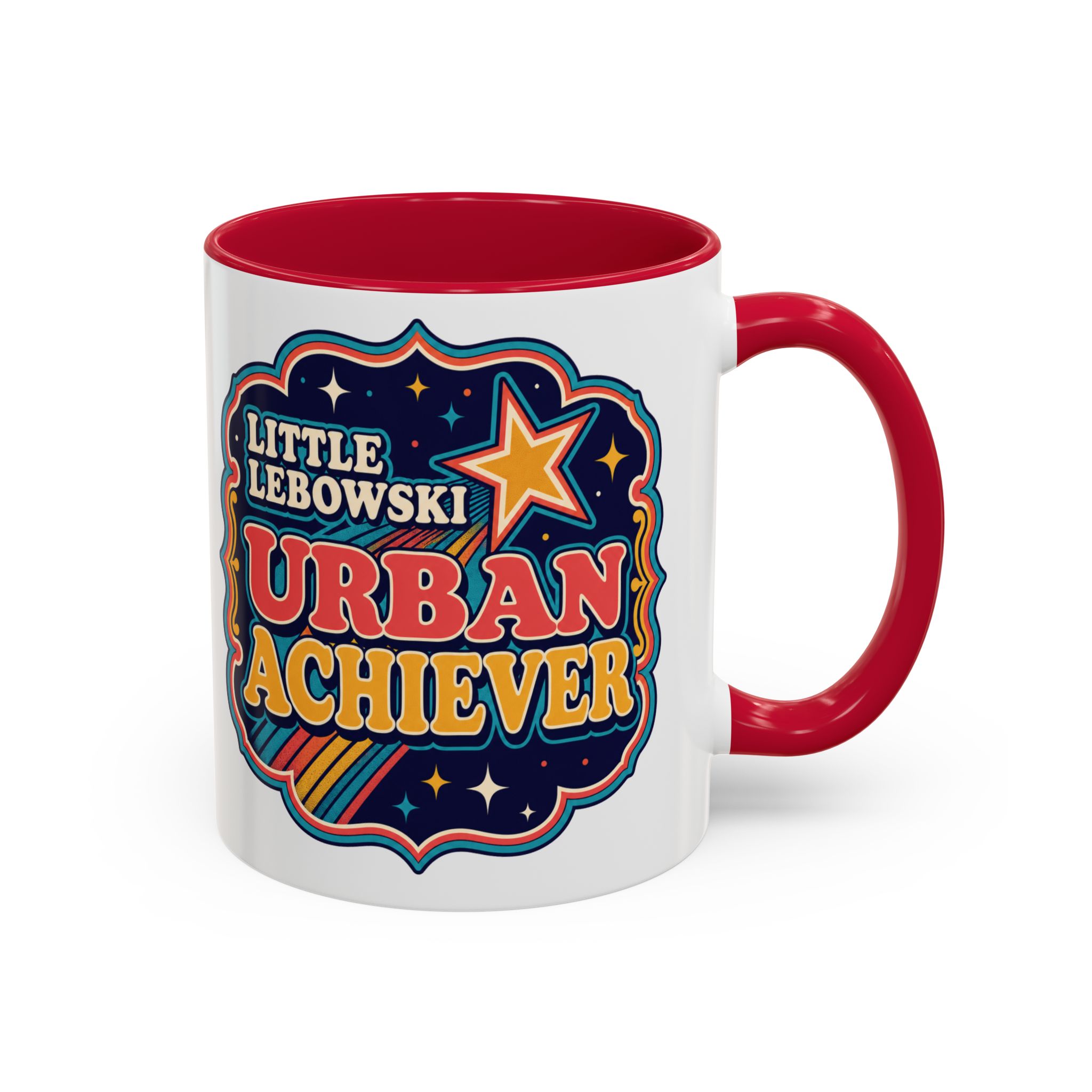 Little Lebowski Urban Achiever – Accent Color Mug – Modest Goals, Strong Coffee - Image 21