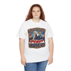 Party Like a Prez - Unisex T-Shirt – George Washington and Abraham Lincoln - Funny History - Image 14