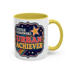 Little Lebowski Urban Achiever – Accent Color Mug – Modest Goals, Strong Coffee - Image 23