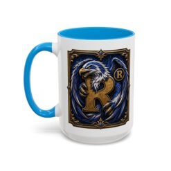 House of Eagle – Accent Color Mug – Wizarding School Wisdom in Every Sip - Image 16