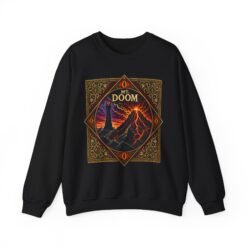 Mount Doom and Eye of Sauron – Unisex Sweatshirt – Dark Middle-earth Style