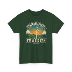 Renewable Energy: I’m A Big Fan - Unisex T-Shirt – Wind Turbine, Clean Energy and Science Pun - Image 14