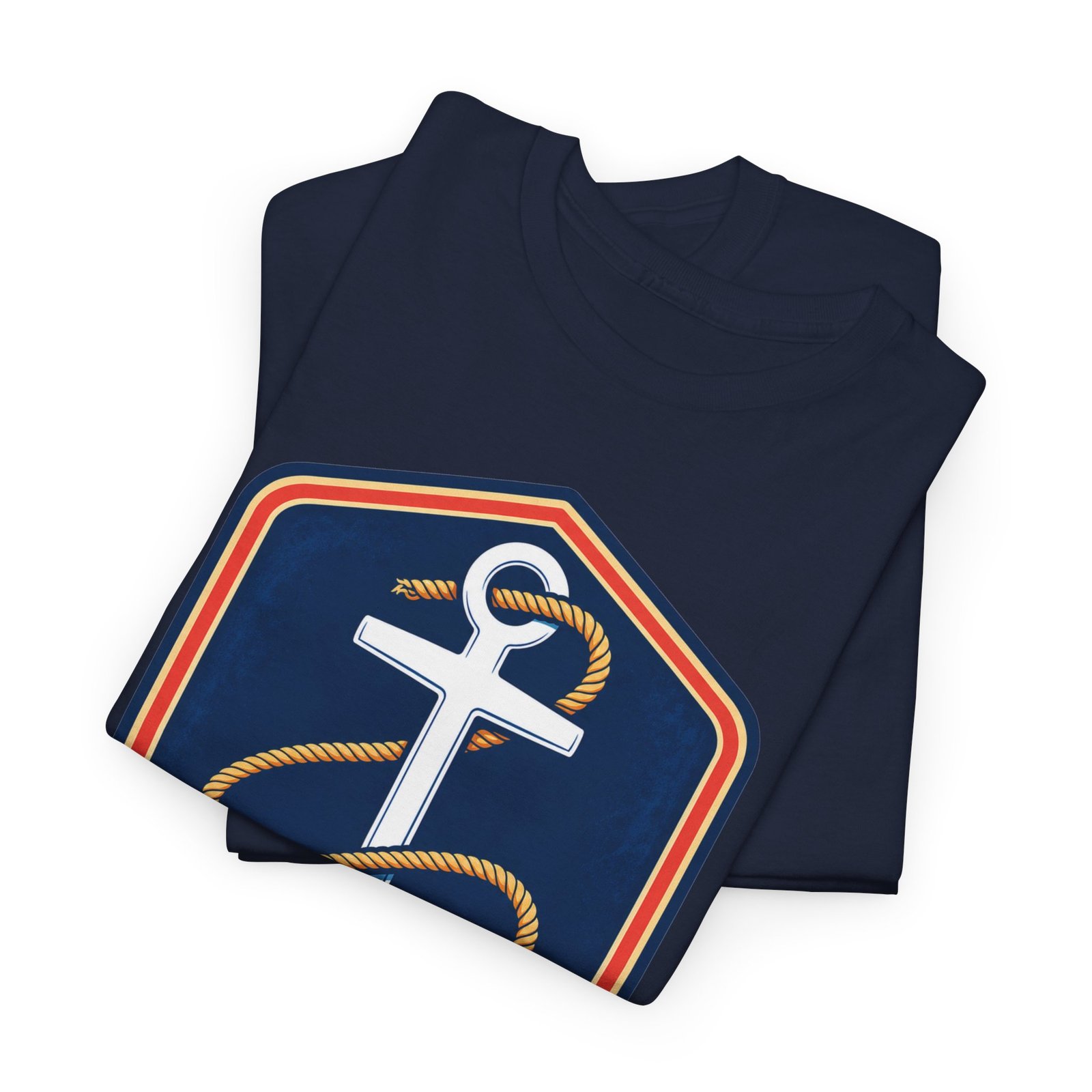 Classic Anchor – Unisex T-Shirt – Stay Grounded, Chase the Horizon - Image 2