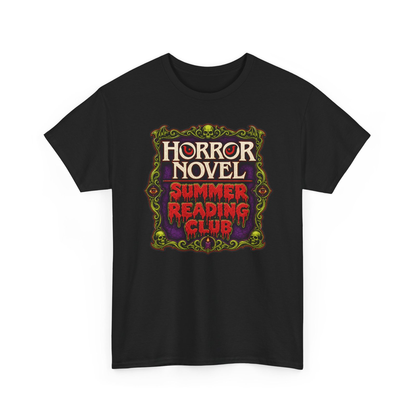 Horror Novel Summer Reading Club – Unisex T-Shirt – Gothic Book Lover