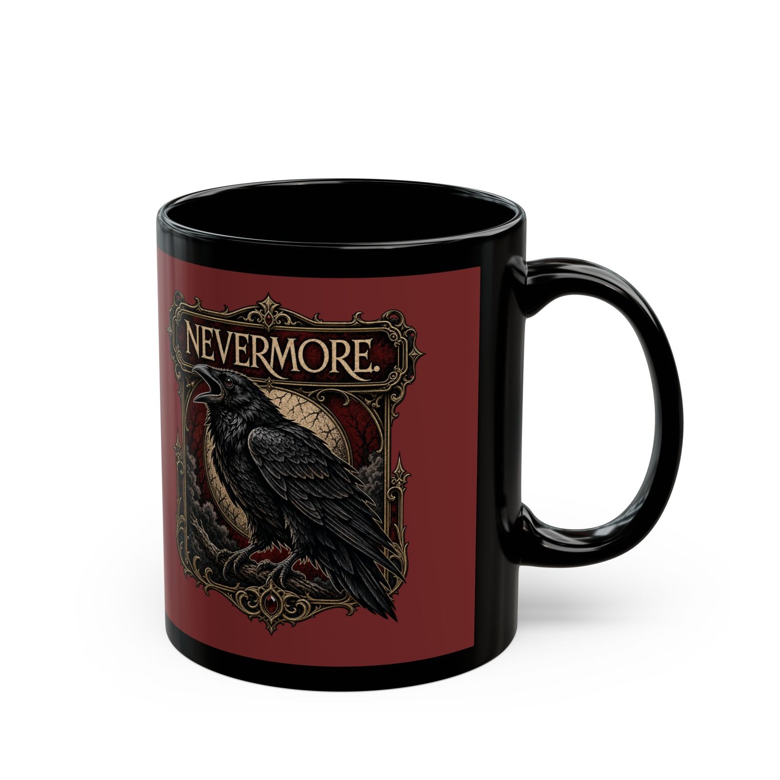 Nevermore - Black Mug – Sip with a Touch of the Macabre - Image 3