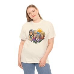 Mount Goldmore - Unisex T-Shirt – Golden Girls Mount Rushmore Parody and Classic TV - Image 7