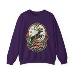 Flying Branchy Jingle Pony - Unisex Sweatshirt – Absurdly Festive - Image 20