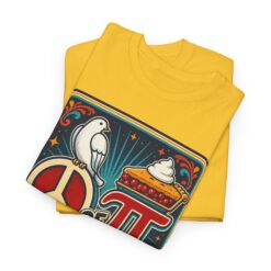 Alternative view of Peace of Pi – Unisex T-Shirt – Math, Harmony and a Slice of Something Better
