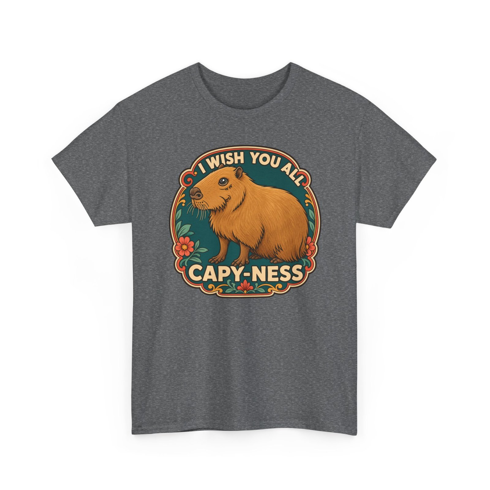 I Wish You All Capy-ness – Unisex T-Shirt – Maximum Chill, Maximum Cute - Image 22