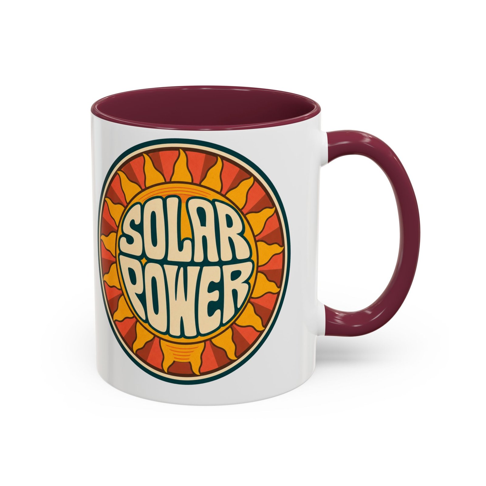 Solar Power – Color Accent Mug – Renewable Morning Energy - Image 15